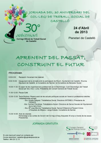 Programa definitivo y cartel de la Jornada