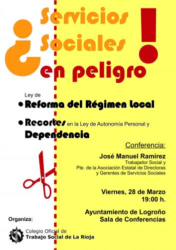 CONFERENCIA ¿Servicios Sociales en peligro!, por José Manuel Ramírez