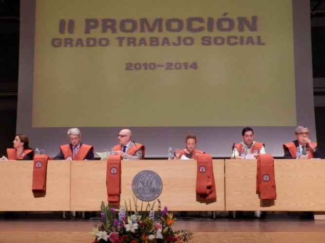 El Colegio participa en el acto de graduación de la II promoción del Grado en Trabajo Social de la Universidad de Murcia