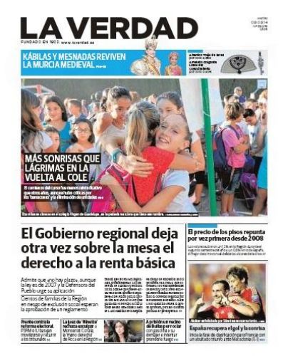 El Gobierno regional aparca de nuevo el desarrollo de la renta básica