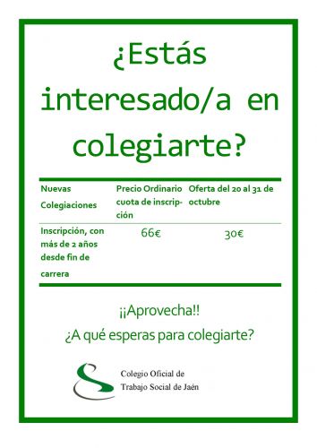 ¿Estás Interesado/a en colegiarte?