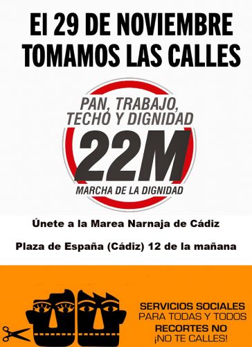 CONVOCATORIA MAREA NARANJA.MANIFESTACIÓN PROVINCIAL.