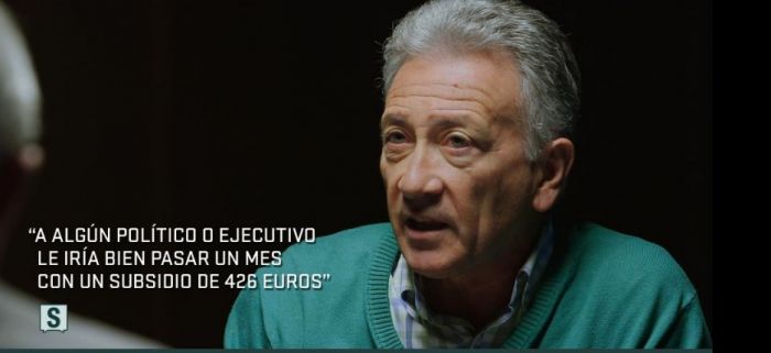 Gustavo García, trabajador social, en Salvados