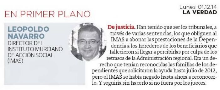 Los jueces obligan a pagar la Dependencia a familias de quienes murieron sin cobrar