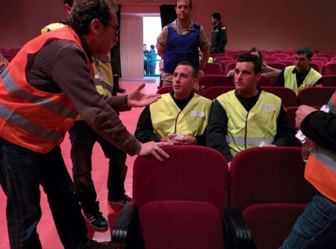 Trabajo social en el simulacro de emergencias Gamma Daimiel 2015