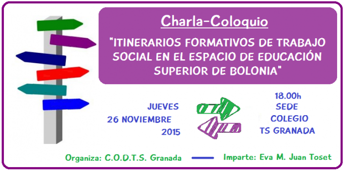 Continúa el Ciclo de Charlas-Coloquio con Itinerarios Formativos de Trabajo Social...