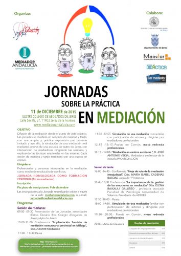 Jornadas sobre la Práctica en Mediación
