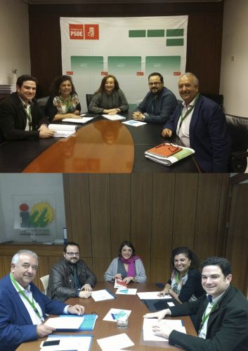 REUNIÓN DEL CONSEJO ANDALUZ CON DISTINTOS GRUPOS POLÍTICOS CON REPRESENTACIÓN PARLAMENTARIA