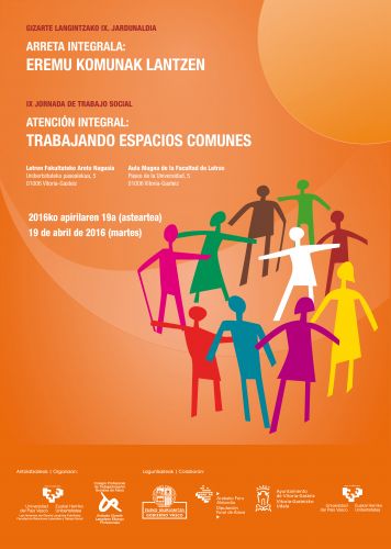 IX JORNADA DE TRABAJO SOCIAL "ATENCION INTEGRAL:TRABAJANDO ESPACIOS COMUNES" 19 DE ABRIL 2016