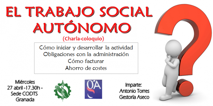 CHARLA "EL TRABAJO SOCIAL AUTÓNOMO"