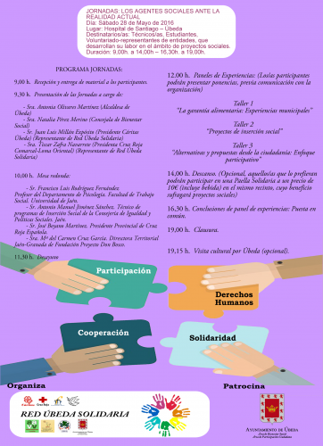 Jornadas "Los agentes sociales ante la Realidad Actual