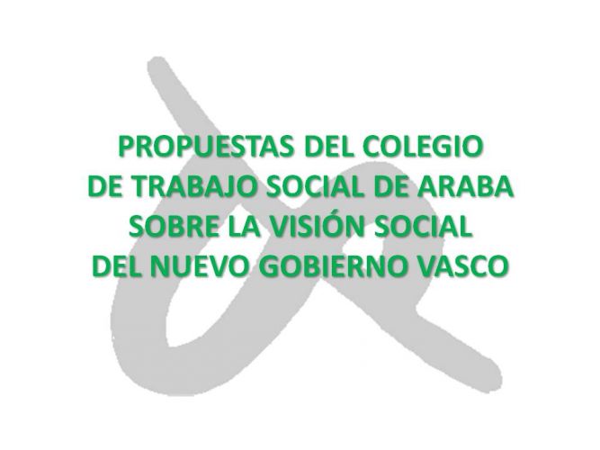 PROPUESTAS DEL COLEGIO A PARTIDOS POLÍTICOS