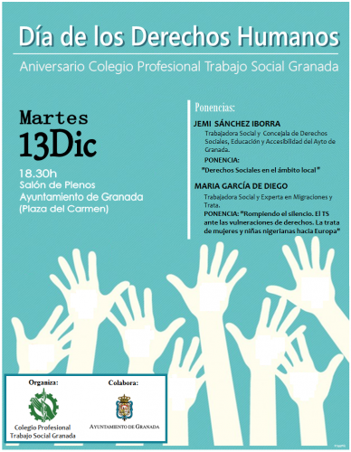 El Colegio celebrará el 13 de diciembre el Día de los DDHH