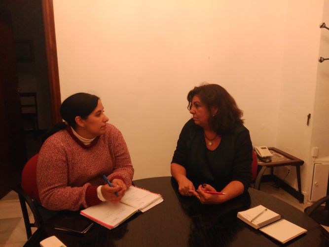 Reunión con Dª Ana Fernández, Concejala de Asuntos Sociales del Aytuntamiento de Cádiz