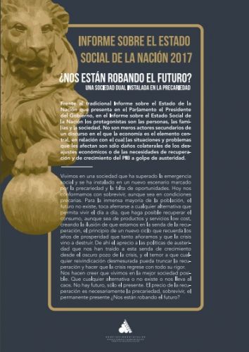 Informe del Estado Social de la Nación de la Asociación Estatal de Directores/as Gerentes en Servicios Sociales.