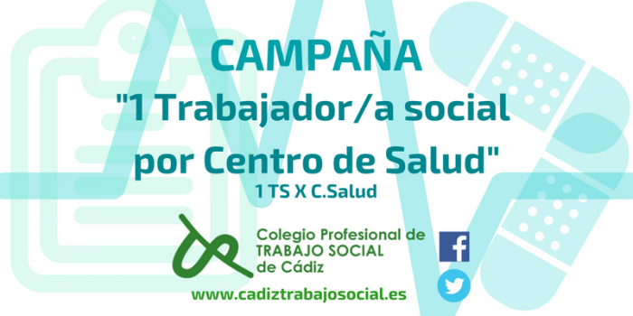 CAMPAÑA DE REIVINDICACIÓN 1 TRABAJADOR/A SOCIAL X C.SALUD. ¡ÚNETE!
