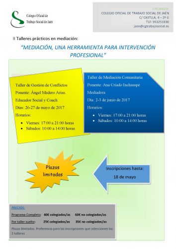II Talleres Prácticos en Mediación