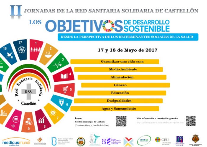 El sector sanitario de Castellón debate sobre la Agenda 2030 de las NNUU en las II Jornadas de la Red Sanitaria Solidaria