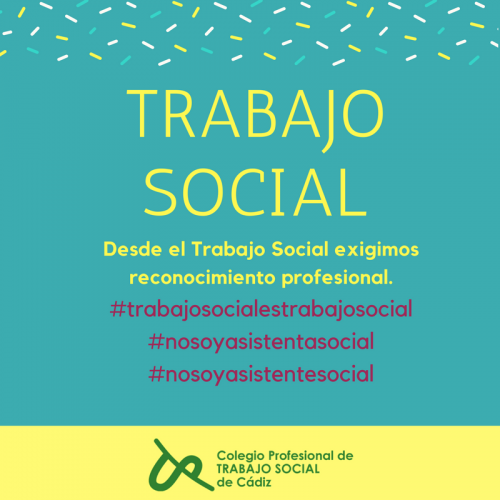 El Colegio insta al SAE a cambiar la etiqueta de Asistencia e Integración Social para referirse a Trabajo Social