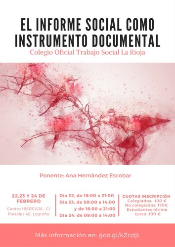 Curso: el informe social como instrumento documental