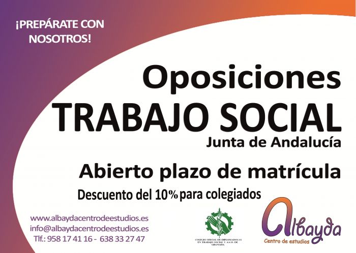 El colegio firma convenio con Academia ALBAYDA para la preparación de oposiciones de la Junta de Andalucía