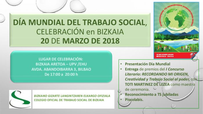 20 MARZO-DÍA MUNDIAL DEL TRABAJO SOCIAL/MARTXOAK 20KO GIZARTE LANGINTZAREN MUNDUKO