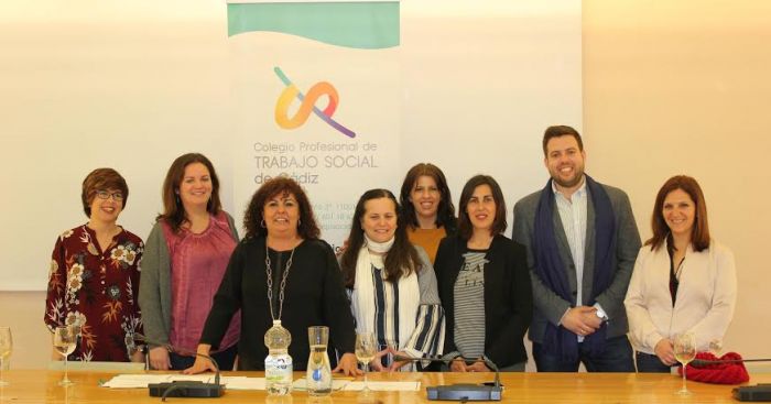 Presentación de la nueva Junta de gobierno del Colegio Profesional de Trabajo Social de Cádiz