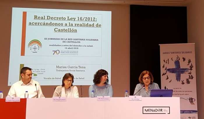 El Col·legi de Treball Social de Castelló analiza el impacto del decreto de exclusión sanitaria