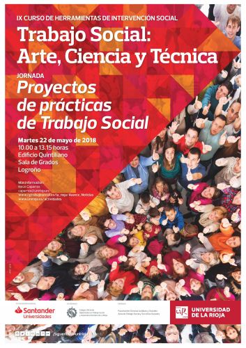 Programa de actividades 2018 del Colegio Oficial Trabajo Social de La Rioja y Universidad de La Rioja