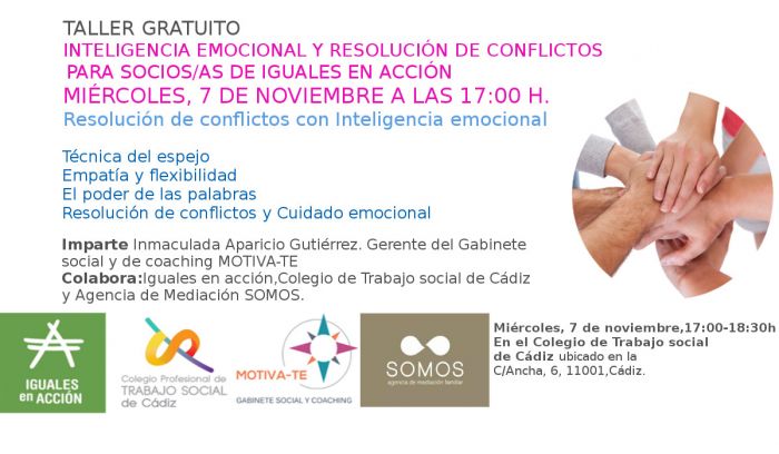 Colaboramos en un taller de mediación para Iguales en Acción