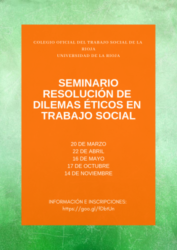 SEMINARIO: RESOLUCIÓN DE DILEMAS ÉTICOS EN TRABAJO SOCIAL
