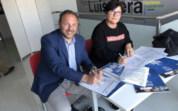 Convenio de colaboración del Colegio Oficial de Trabajo Social de Jaén con Luis Vera Oposiciones.