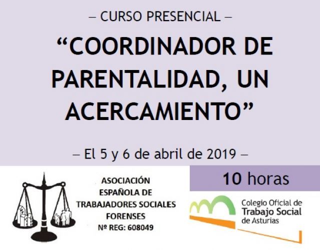Curso Presencial "Coordinador de Parentalidad, un acercamiento"
