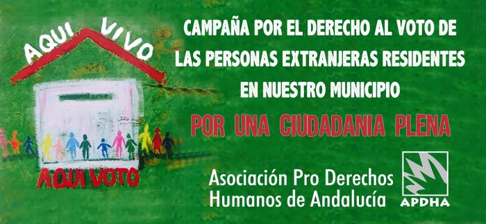 El Colegio de Trabajo Social de Cádiz apoya la campaña de APDHA por los derechos de toda la ciudadanía