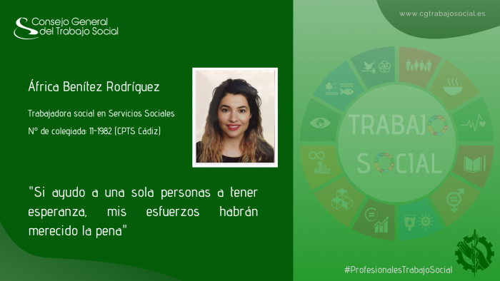 Acción de visibilización de trabajadoras/es sociales.