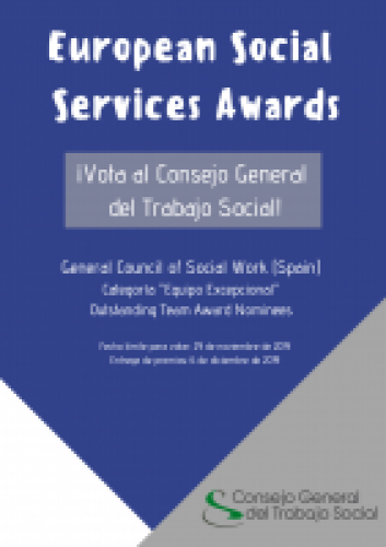 El Consejo General nominado en los Premios "European Social Services Awards" de la Red Social Europea