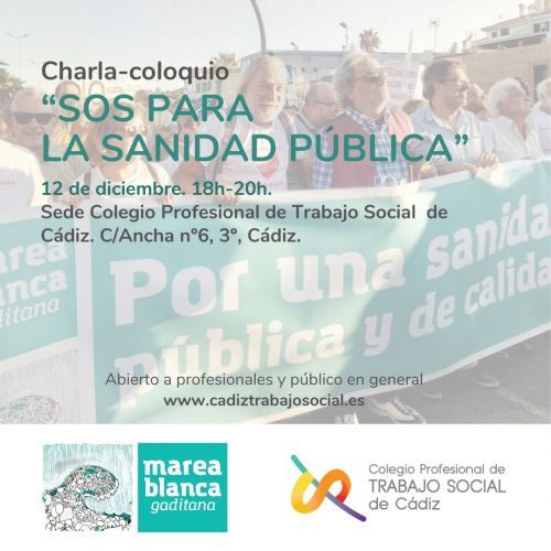 Charla coloquio "SOS para la sanidad pública"