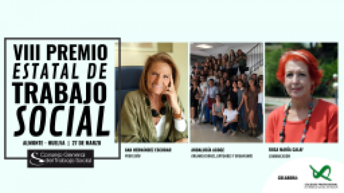 Resolución del VIII Premio Estatal de Trabajo Social