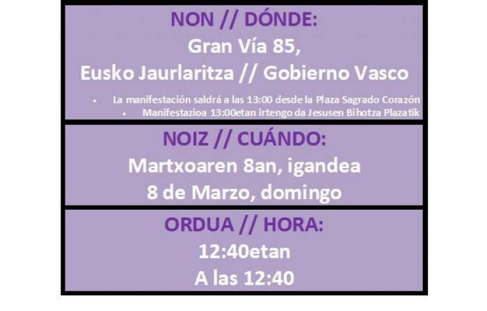 Trabajo Social Feminista // 8M // Gizarte Langintza Feminista