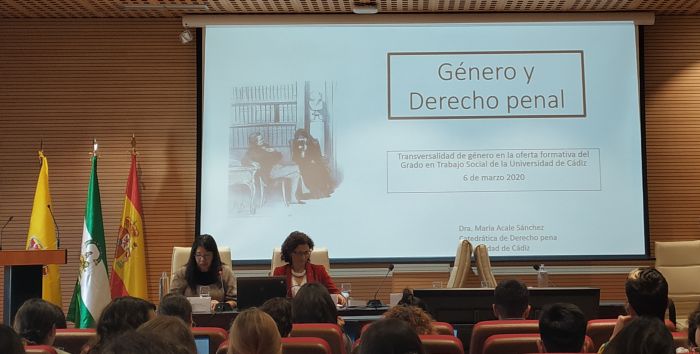 Estuvimos en el Primer Seminario de las Jornadas de Transversalidad de Género en el Grado de Trabajo Social