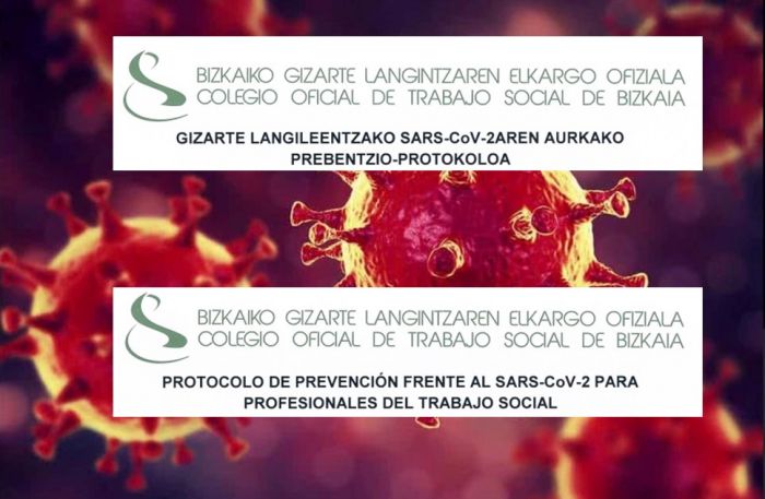 Protocolo de prevención del COV-19 para Trabajo Social // Gizarte Langintzarako COV-19arekiko prebentziorako protokoloa