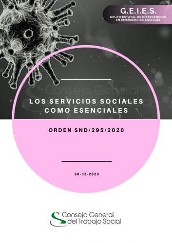 El gobierno determina como esenciales los Servicios Sociales ante el COVID-19