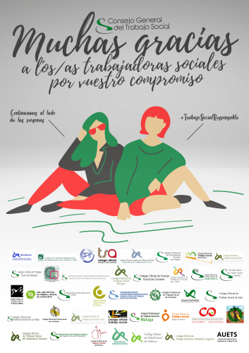 Reconocimiento público a las y los trabajadoras sociales.