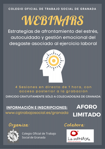 El Colegio pone en marcha para sus colegiados, sesiones de WEBINARS para la gestión emocional de forma gratuita