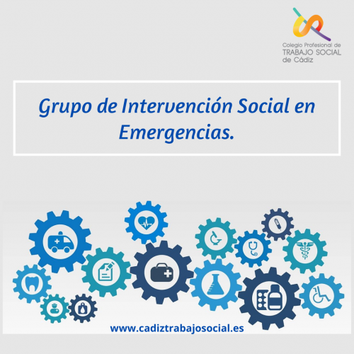 Participa del Grupo de Intervención Social en Emergencias del Colegio Profesional de Trabajo Social de Cádiz