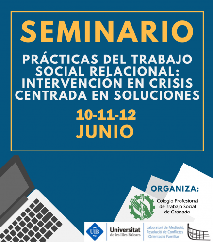 El Colegio de Granada organiza un seminario de Prácticas del Trabajo Social Relacional: Intervención en Crisis Centrada en Soluciones