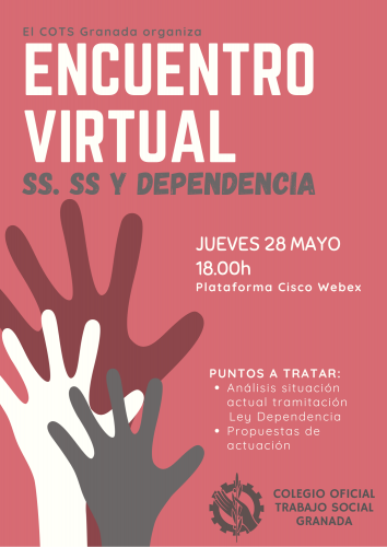 El Colegio de Granada organiza un encuentro virtual para hablar sobre servicios sociales y dependencia