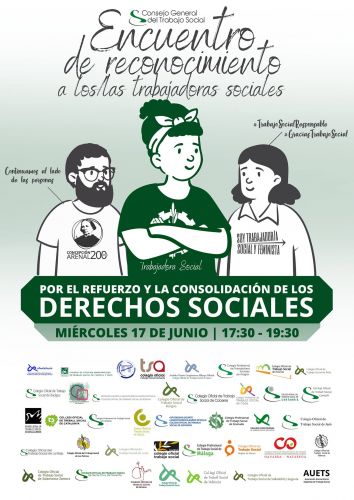 Encuentro profesional online en reconocimiento a la labor de los y las profesionales del Trabajo Social