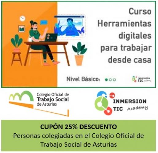 CUPÓN 25% DESCUENTO_Curso Online "Herramientas digitales para trabajar desde casa"