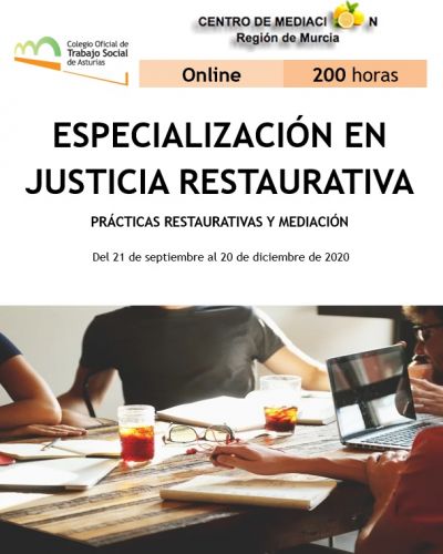 ¡Más plazo! ¡Últimas plazas! | Curso Online "Especialización en Justicia Restaurativa"